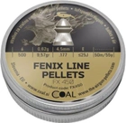Пули пневматические Coal Fenix line 4.5 калибр 500 шт (39840015) - изображение 1