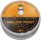 Пули пневматические Coal Hollow Point 5.5 калибр 250 шт (39840024) - изображение 1