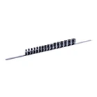 Набор головок 3/8" 16ед. 6~22мм (на планке) TOPTUL GAAQ1201U