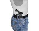 Кобура подплечная поясная внутрибрючная кожаная для револьвера A-Line 3КУ3 Альфа420 Черный - изображение 5