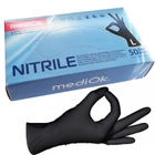 Черные нитриловые перчатки MediOk L (8-9) - изображение 1