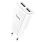 Адаптер мережевий HOCO Star round dual port charger C88A | 2USB, 2.4A | 4958527