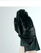 Перчатки TPE XL черные UNEX неопудренные 200шт - изображение 3