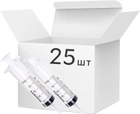Шприц трикомпонентний одноразовий стерильний Solocare Catheter Tip без голки 50 мл 25 шт. (Н359061) - зображення 1