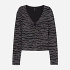 Топ женский H&M 0768147_блест.зебра M Черный (KAY2000001293539)