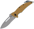 Нож Ontario XR-1 Rescue Folder Desert Tan (8762) - зображення 1