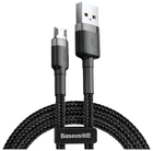 Кабель Baseus Cafule USB 2.0 to Micro-USB 2.4A 1m Black/Gray (CAMKLF-BG1)
