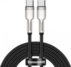 Кабель Baseus Cafule Series Metal USB-C to USB-C PD 100W 5А 2m Black (CATJK-D01)