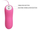 Електро-вібро затискачі для грудей Baile Romantic Wave колір рожевий (02256016000000000) - зображення 5