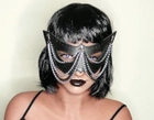Экстравагантная маска с цепями Scappa (22385000000000000) - изображение 2