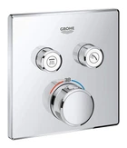 Зовнішня частина змішувача без прихованої частини GROHE Grohtherm SmartControl хром латунь 158x158мм 29124000