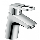 Кран для умывальника однорычажный HANSGROHE Logis Loop хром латунь с донным клапаном 71150000