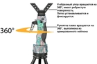 Трипод для стрільби Fiery Deer Tripod Trigger stick Gen5 (90-165 см) - зображення 6
