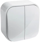 2-клавишный выключатель Legrand Forix 10A Белый (782402)