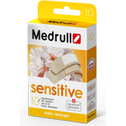Пластир Medrull "Sensitive" з нетканного матерiалу, кількість 10шт. - изображение 1