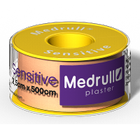 Лейкопластир медичний в рулонах Medrull "Sensitive", розмір 2,5 см х 500 див. - зображення 1