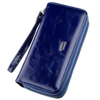 Кошелек женский из экокожа KIVI-WALLET 19050 Синий