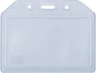 Бейдж Optima PVC Горизонтальний 90х54 мм Прозорий 10 шт. (O45613)