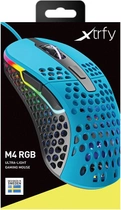 Мышь Xtrfy M4 RGB USB Miami Blue (XG-M4-RGB-BLUE) - изображение 7