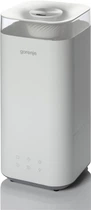 Увлажнитель воздуха Gorenje H50W/ 5 л/ 20 м2/ультразвуковой/ LEDдисплей/автоотключение/холодный пар/белый (H50W)