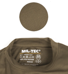 Тактическая потоотводящая футболка Mil-tec Coolmax цвет олива размер M (11081001_M) - изображение 3