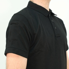 Тактическая потоотводящая футболка-поло Mil-tec цвет черный размер 3XL (10961002_3XL) - изображение 8