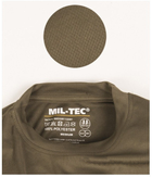 Тактична потовідвідна футболка Mil-tec Coolmax колір койот розмір M (11081019_M) - зображення 3