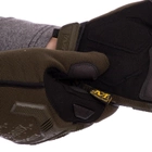 Плотные тактические перчатки MECHANIX на липучке Для рыбалки для охоты Оливковый АН-5629 размер L - изображение 5