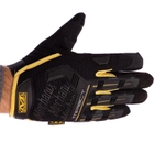 Плотные тактические перчатки с защитой MECHANIX на липучке Для рыбалки для охоты Черно-желтый АН-5629 размер L - изображение 3