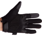 Щільні тактичні рукавички з захистом MECHANIX на липучці Для риболовлі для полювання Чорний АН-5629 розмір L - зображення 3