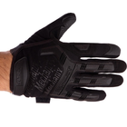 Щільні тактичні рукавички з захистом MECHANIX на липучці Для риболовлі для полювання Чорний АН-5629 розмір M - зображення 2