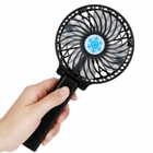 Портативний ручний вентилятор Handy Mini Fan USB зі складною ручкою Чорний
