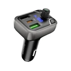 FM трансмітер BOROFONE BC38 автомоібльний модулятор 2хUSB/1хType-C, TF/U Disk, 20W/3A, QC/PD Чорний (10429)