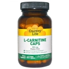 Жиросжигатель Country Life L-Carnitine 500 мг 60 капсул (015794010753) - изображение 1