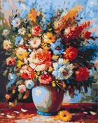 Картина по номерам Роскошный букет в вазе (BS51429) Brushme 40x50 см