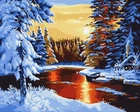 Картина по номерам Сказочная зима (BS29405) Brushme 40x50 см