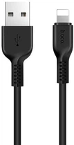Інтерфейсний кабель Hoco X20 2.4A USB-Lightning (iPhone, iPad) 1m Black (08265)