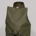 Рюкзак для речей із прогумованного оксфорду, речовий тактичний мішок на 45 літрів Melgo олива - зображення 4