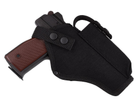 Кобура АПС (Автоматический пистолет Стечкина) поясная с чехлом под магазин (CORDURA 1000D, черная)97357 - изображение 1