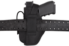 Кобура для Retay G-17, Glock-17 Глок-17 поясная с чехлом подсумком для магазина (oxford 600d, чёрная)97406 - зображення 4
