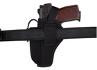 Кобура АПС (Автоматический пистолет Стечкина) поясная с чехлом под магазин (CORDURA 1000D, черная)97357 - изображение 4