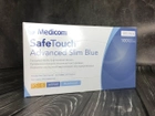 Перчатки нитриловые нестерильные неопудренные Medicom SafeTouch Advanced Slim Blue XS 10 уп по 100 шт синие - изображение 1