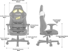 Крісло ігрове Anda Seat NAVI Edition Size L Black (AD19-04-BW-PV) - зображення 9