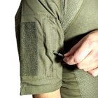 Армейская тактическая футболка Lesko A424 Green M с коротким рукавом военная (F_4253-12430) - изображение 4