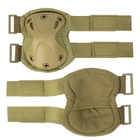 Тактический штурмовой комплект защиты AOKALI F001 Sand наколенники + налокотники (F_8294-29815) - изображение 3