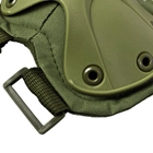 Тактичний штурмовий комплект захисту AOKALI F001 Green наколінники + налокотники штурмові (F_8294-29814) - зображення 5