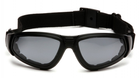 Захисні окуляри з ущільнювачем Pyramex XSG (gray) сірі - зображення 3