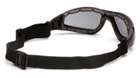 Захисні окуляри з ущільнювачем Pyramex XSG (gray) сірі - зображення 5