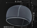 Шапка - Подшлемник плоские швы эластичный, дышащий, пропускает воздух (673956261) Черный 55 - 61 см - изображение 4