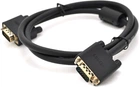 Кабель VEGGIEG VG-1 VGA 3+6, 1 м, male to male (папа-папа), OD-6.5 мм (YT-VGA(M)/(M)3+6VG-1)